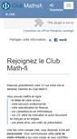 Mobile Screenshot of club.math-fi.com